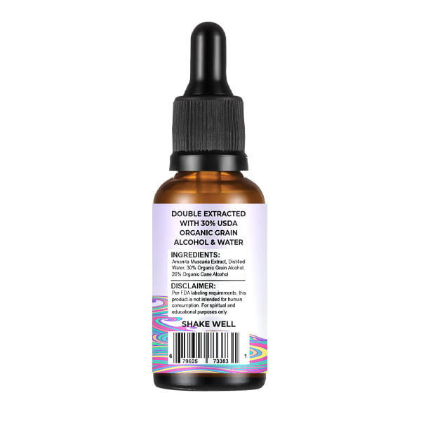 Amanita Muscaria Mushroom Tincture 2000mg - Ingredients