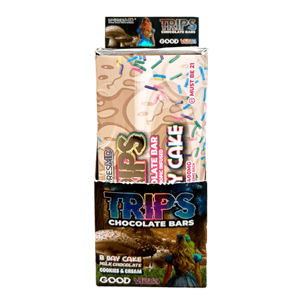 TRIPS CHOCOLATES_6 COUNT DISPLAY_2 Trips Chocolate Display - 3 flavors