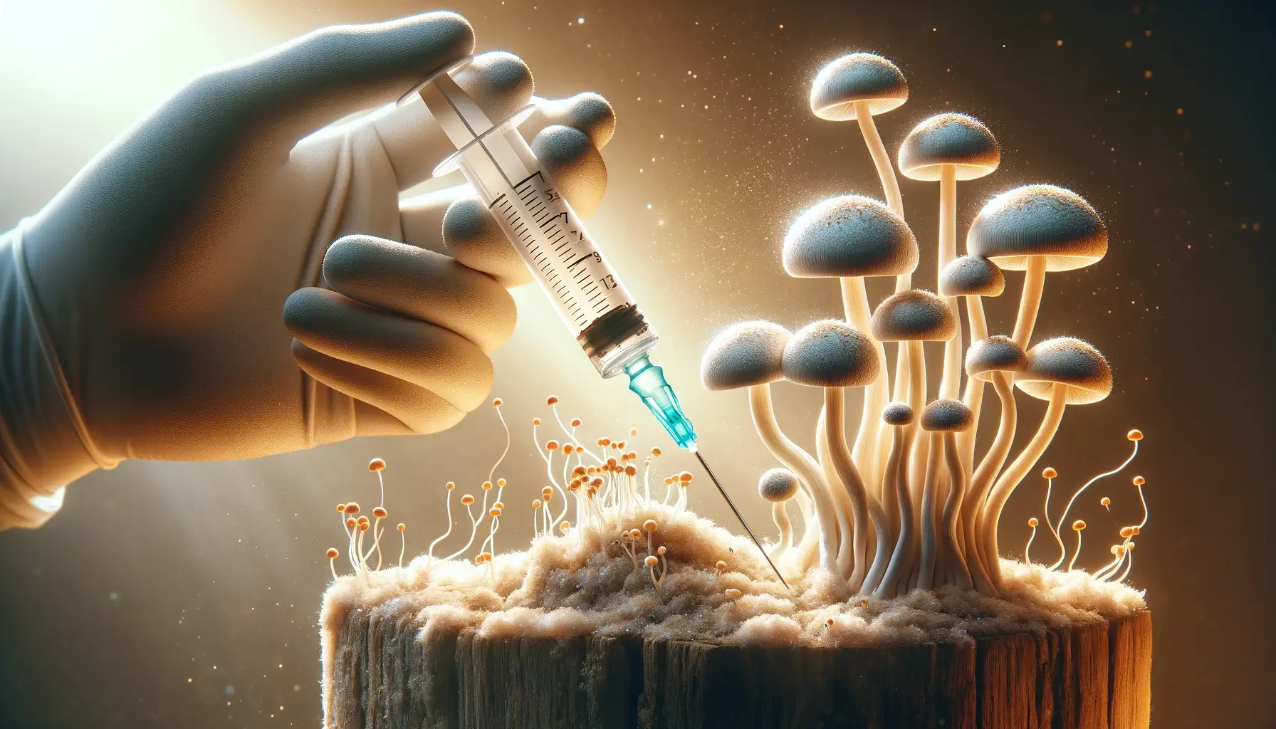 How to Grow Mushroom Spores from a Syringe