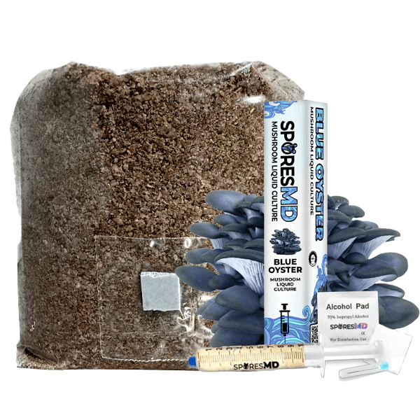 SMD-GROW-BAG_BLUE-OYSTER Functional Mushroom Kit - Blue Oyster