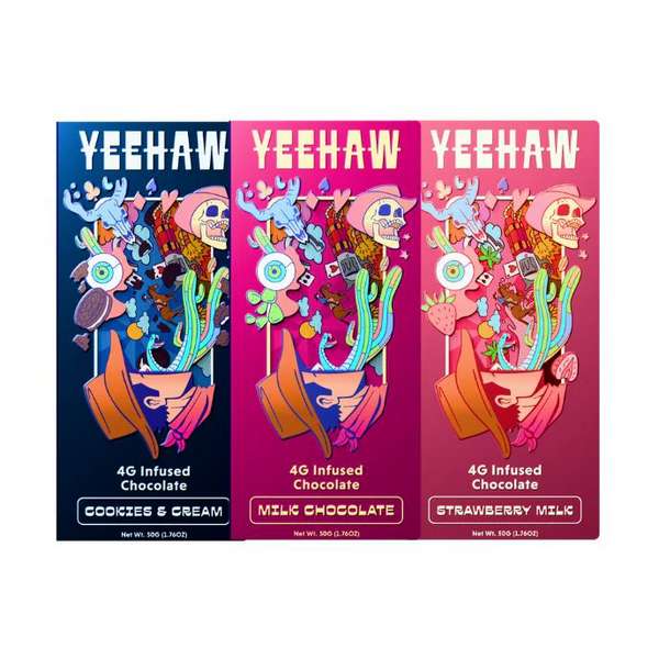 General-Koi-22 YEEHAW Infused Chocolate Bars - 3 Flavors