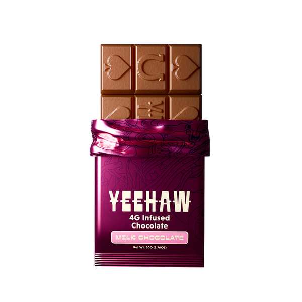 mlk-choc-open-07030 YEEHAW Infused Chocolate Bars - Milk Chocolate