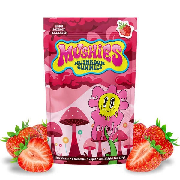 Mushies-mushroom-gummies-strawberry Mushies Mushroom Gummies - 8ct - Strawberry