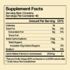 MushroomFX Mushroom Gummies 15g – Lions Mane - supplement facts