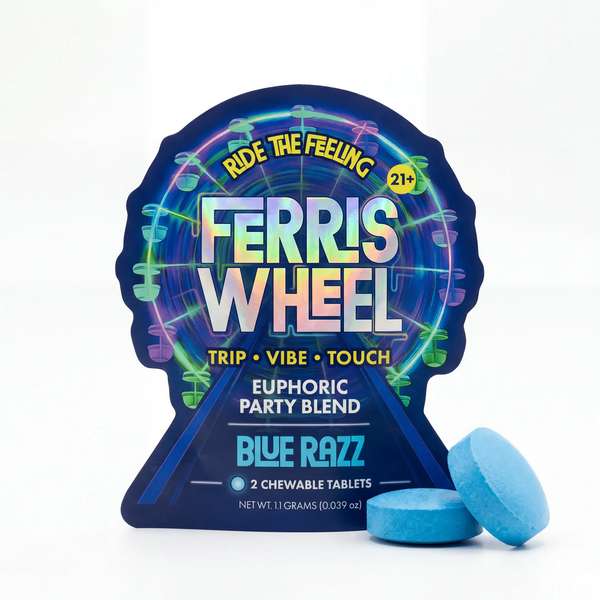 Ferris Wheel Party Blend Tablets - 2ct - Blue Razz
