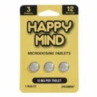 Happy Mind Mushroom Tablets - 3ct | 10mg Per Tablet - spearmint