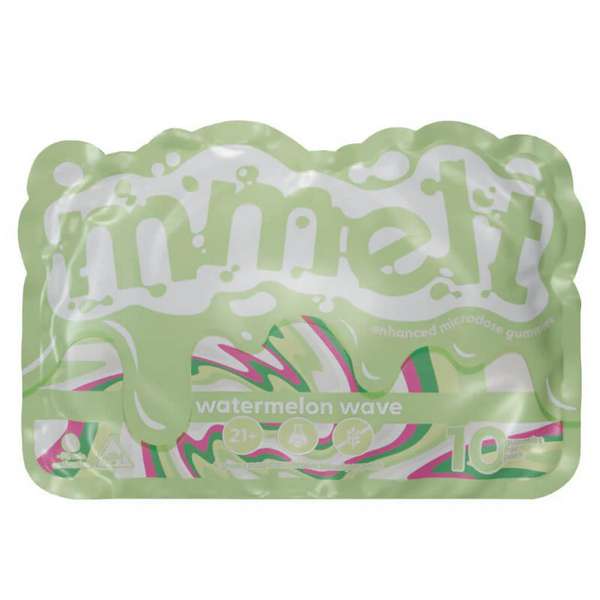 Mmelt Mushroom Gummies - 10ct - Watermelon Wave