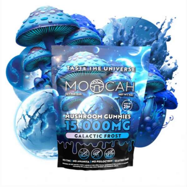 Moocah Mushroom Gummies 15,000mg - Galactic Frost