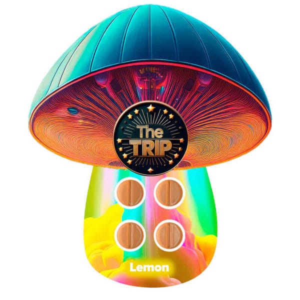 The Trip Mushroom Tablets - 4ct - Lemon