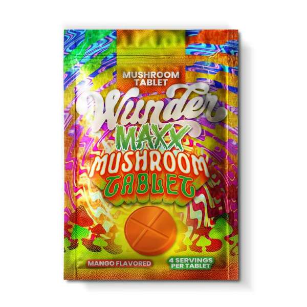Wunder Maxx Mushroom Tablets Sugar Free - 14,000mg - Mango
