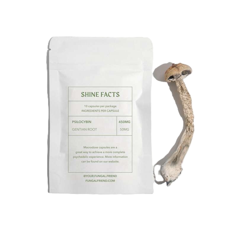 Fungal Friend Shine Macrodose Capsules 10ct - facts